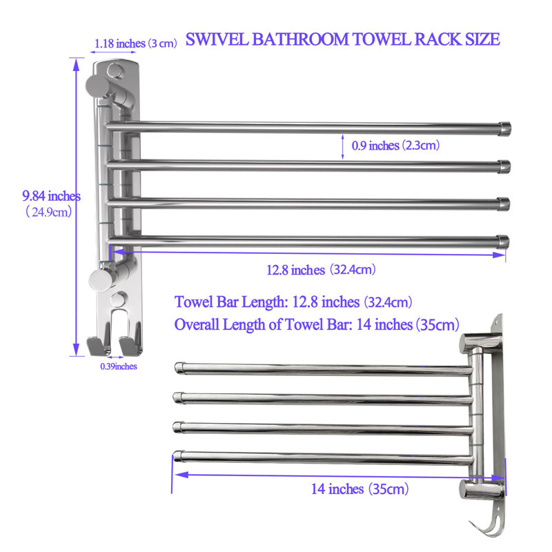Matheus 1 Wall Towel Rack