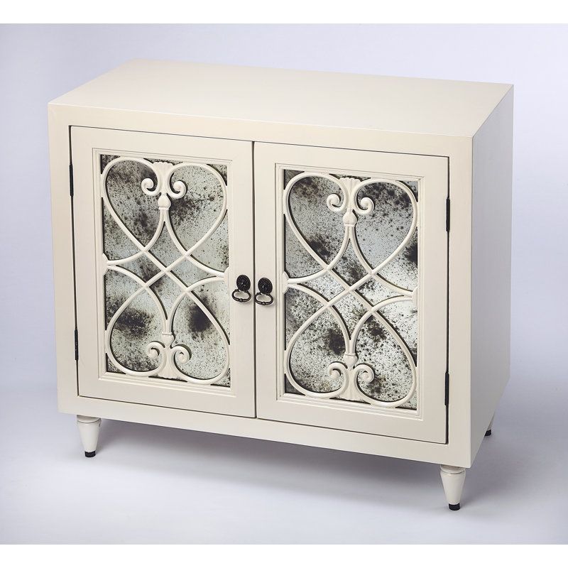 Commodore Accent Cabinet, White