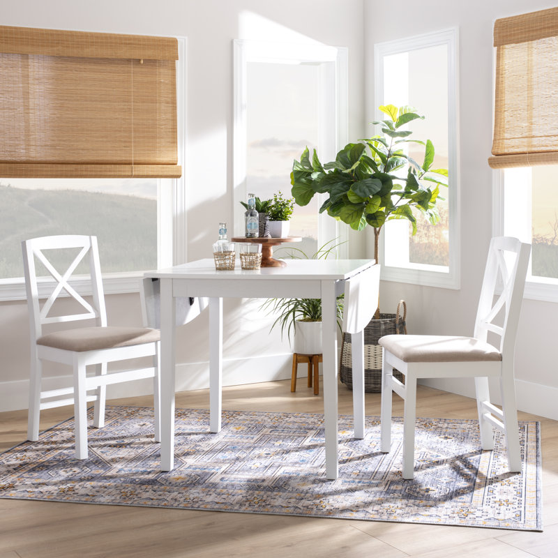 Fairbairn X Back Dining Chair, White
