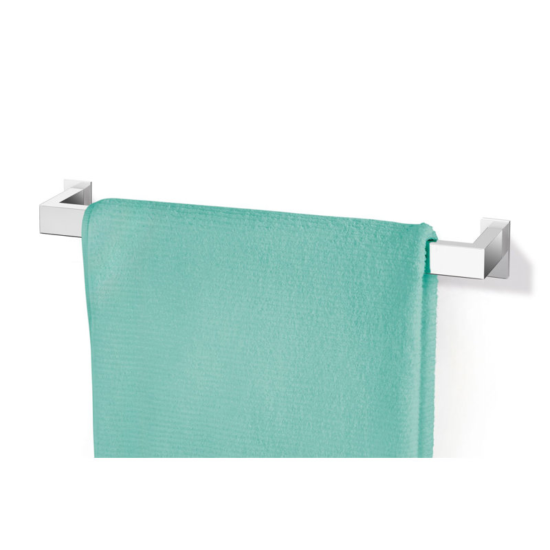Porte-serviettes Zack Linea / brossé mat / moyen, H 3 po x l 18,3 po x P 1,2 po, Chrome poli