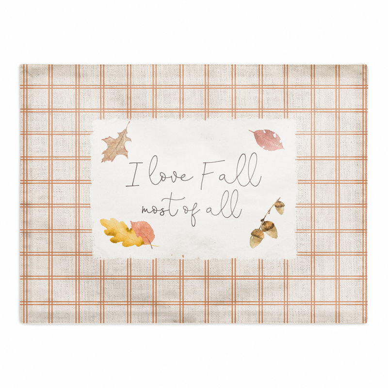 Hebgen Poly Twill Plaid Rectangle Placemat
