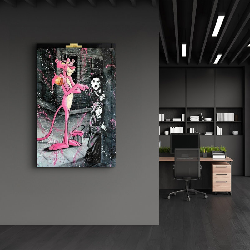 Peinture décorative en verre trempé