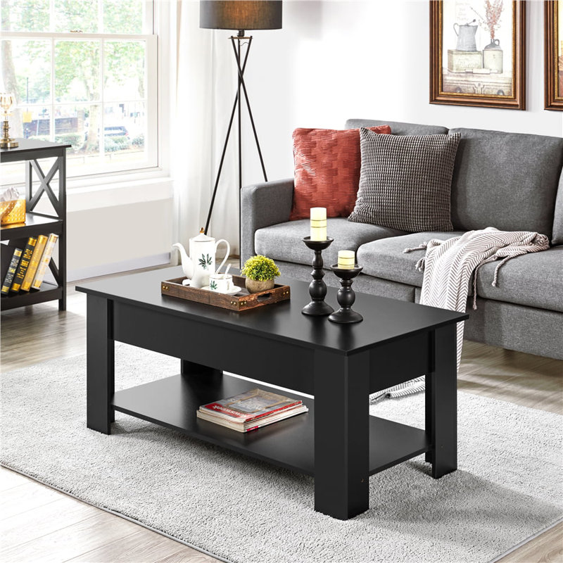 Table basse Ajeem, H 22 po x L 38,6 po x l 19,7 po, Espresso