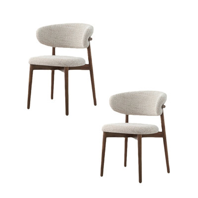 Chaise en bois massif avec coussin