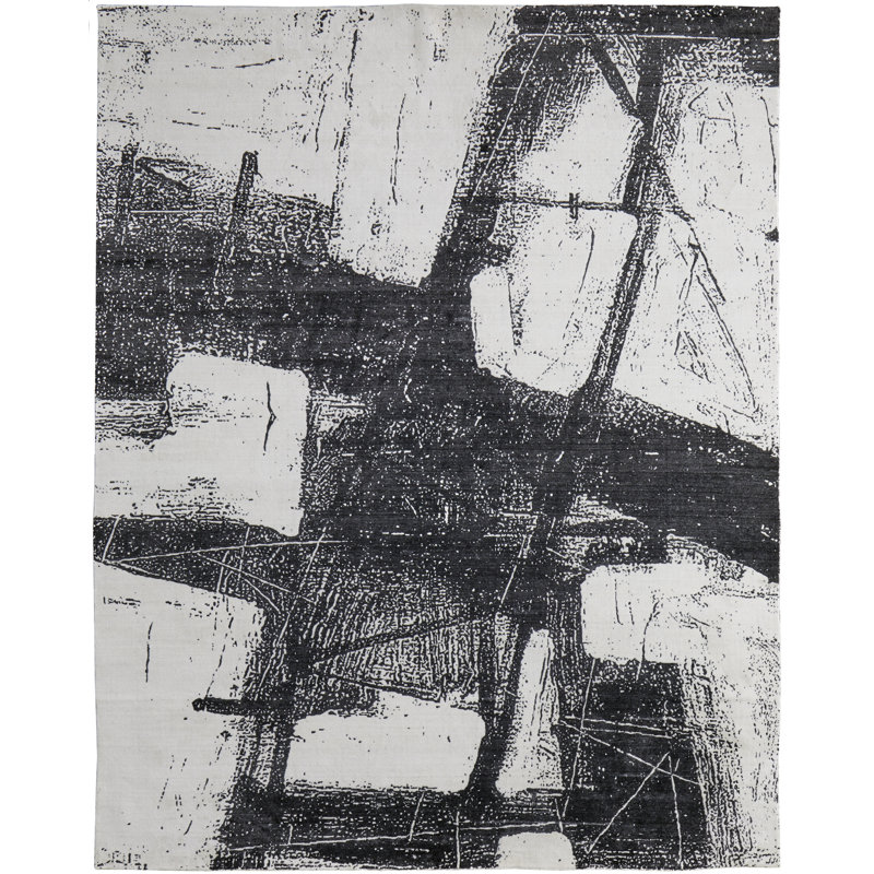 Eshwar Abstract Indoor Rug, Rectangle 3'6" x 5'6"