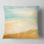 Coussin imprimé Summer Beach View avec sable doré fin - Sea & Shore-29488339-29460451