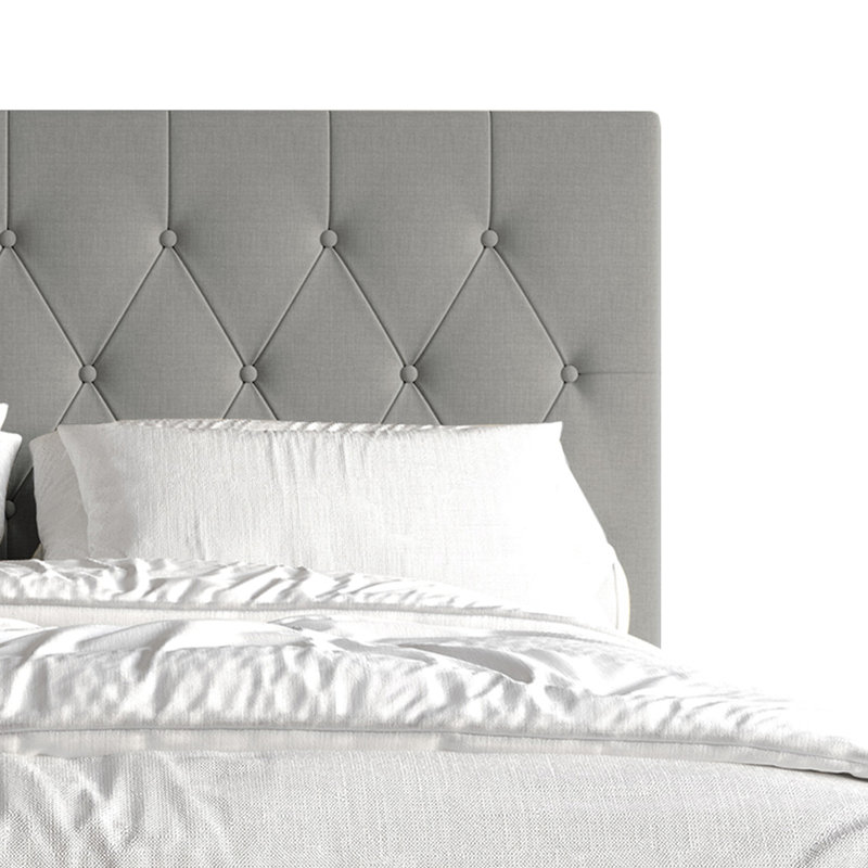 Ambrey Upholstered Standard Bed, Gray, Full