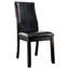 2 chaises d'appoint de salle à manger, cerisier brun, coussin de siège, dossier incurvé, matériau en bois massif 2 contemporain - cerisier, revêtement,