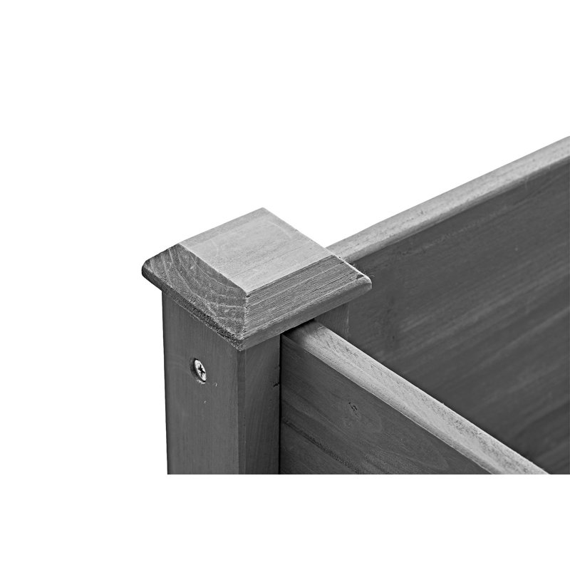 Raised Garden Bed Elevated Wooden Planter Box With Legs, Gray, 30.01" H x 48.01" W x 24.01" D