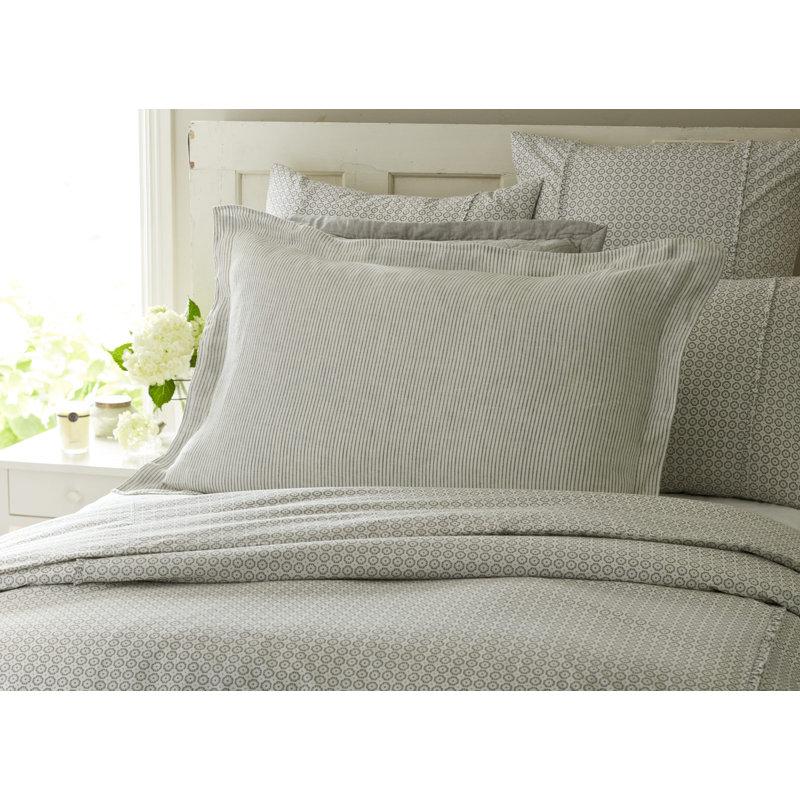 Pebble Pinstripe Sham, Standard