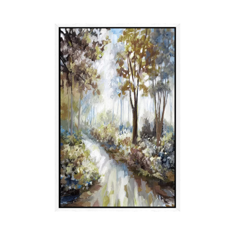Glenwoods by Nan - Painting on Canvas, 152.5 cm H x 101.5 cm W, White Framed Canvas