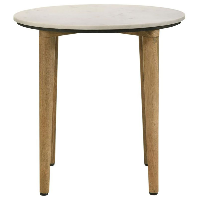 Table de bout ronde en marbre Fenaly