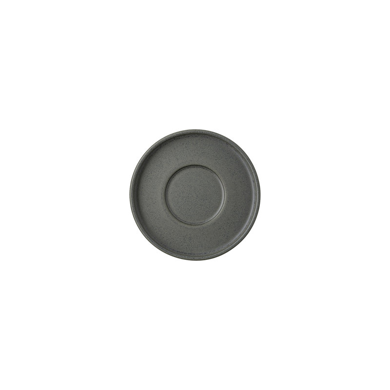 Bloom - Espresso Saucer 5 In Snow, Lava