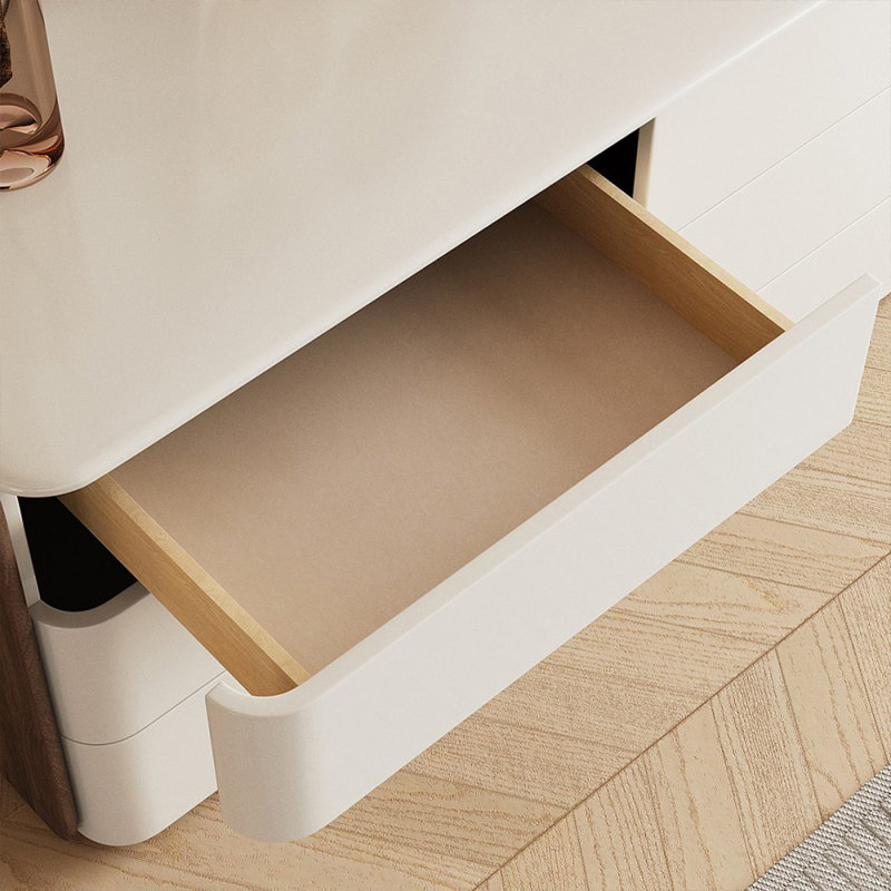 Makeup Vanity with Light mirror,8 drawers,Power Outlet