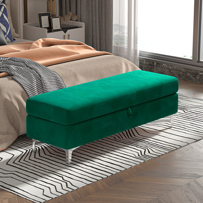 Banc de rangement rembourré Alliber