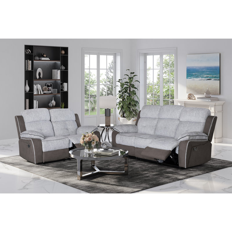 Causeuse inclinable électrique 5050 anthracite / noir