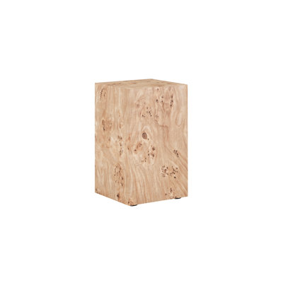 11.8" Square x 11.8" x 19.7" Coffee Table with Accent for Living Room