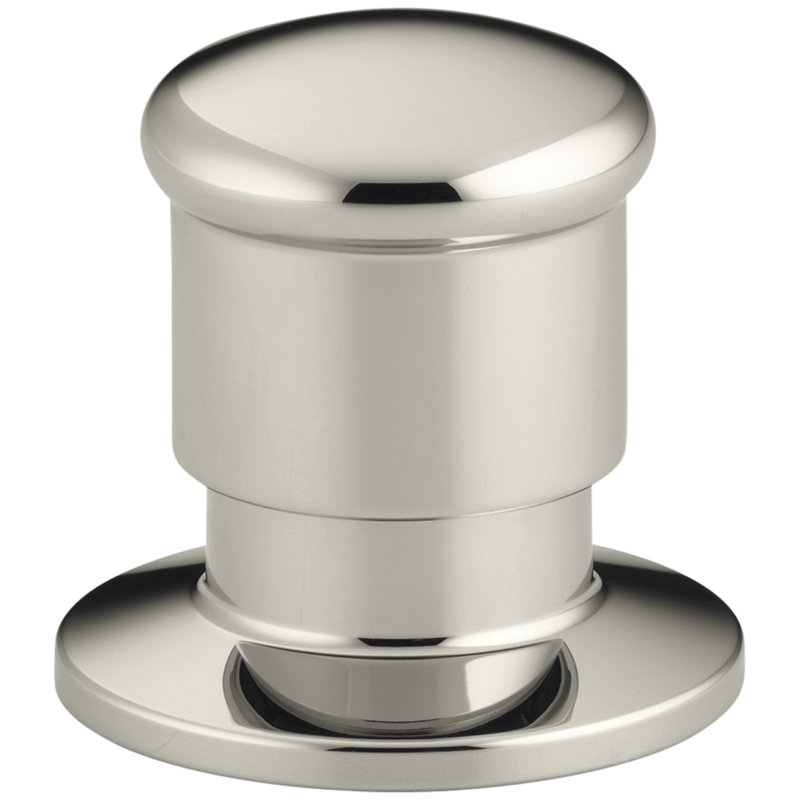 Robinet aiguilleur à 2 voies Deck-Mount, Nickel poli éclatant