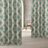 Klyszejko Majestic Medallion Printed Room Darkening Curtains for Living Room, Bedroom Single Panel-1860081026-1860081025