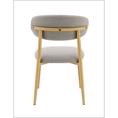 Chaise d'appoint Grey Boucle Finish