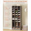 Armoire à chaussures 25,6 pouces à 25 niveaux en bois gris-274420292