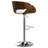 Amery Adjustable Swivel Upholstered Contemporary Bar Stool with Curved Seat and Footrest-1733421737