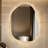 Stylish Stone Border Irregular Led Wall Mirror Bathroom Vanity Mirror With Blaklit 3 Color Temperature Lights Anit-fog Dimmable, 3 Touch Sensor Switch Plug In-1219781560