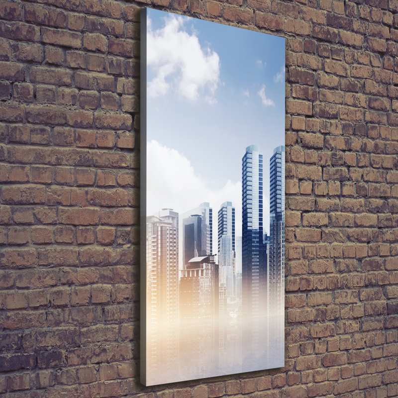 Skyscrapers - Wrapped Canvas Print