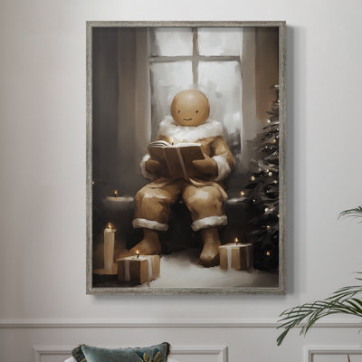 «Christmas Holiday Art», série 2-Lxxvi, reproduction encadrée - bois massif XMAI81854