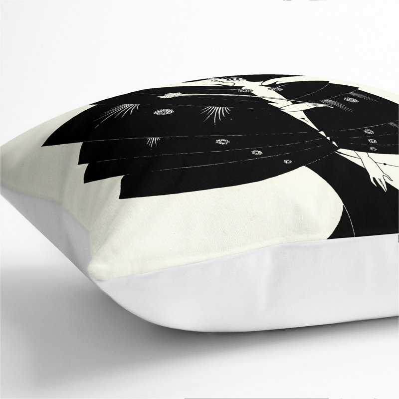 The Black Cape Vol.2 Scatter Cushion, 55cm H x 55cm W x 20cm D, White