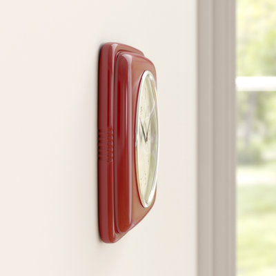 Orrwell Square Plastic Wall Clock 9.25 Inches