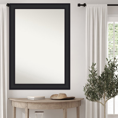 Miroir mural en bois non biseauté Oliver