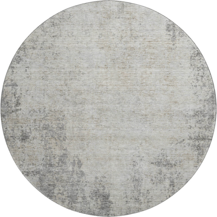 Premium Machine Washable Prisco Gray Rug