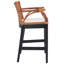 Tabouret de comptoir rembourré Caedon Gianni-1806744776