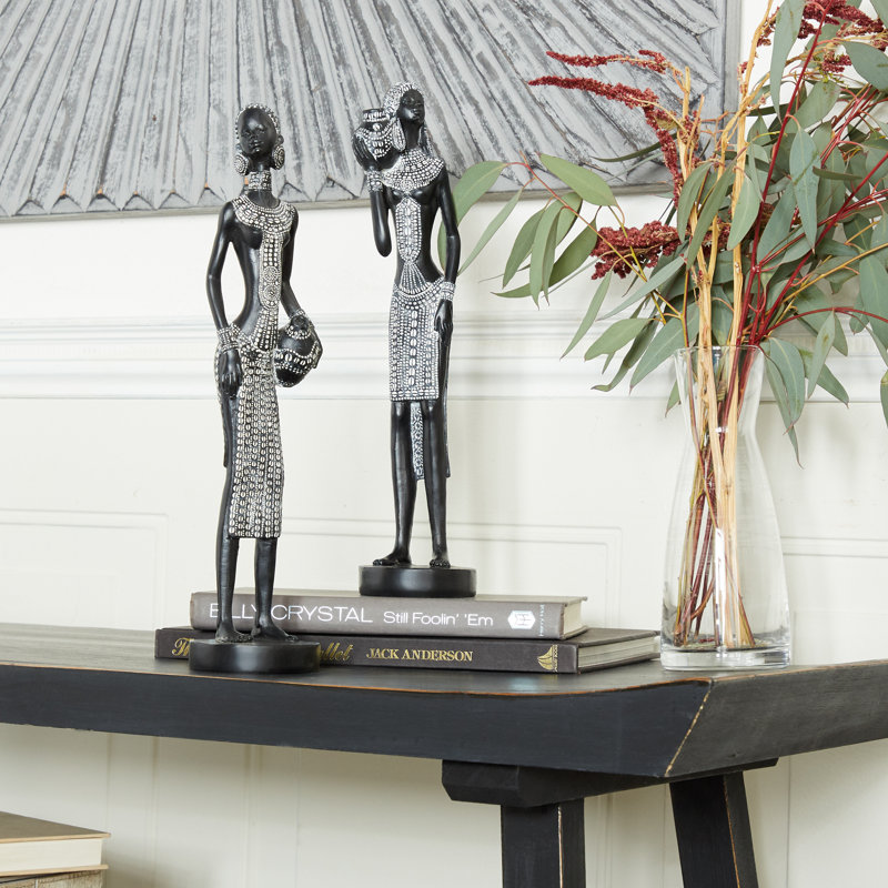 Ensemble de 2 figurines en polystone Eichelberger