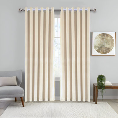 Imperial Rooms Crushed Velvet Eyelet Sheer Curtains