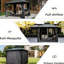 Pavillon de jardin en aluminium et métal avec double toit et rideau, idéal pour la terrasse, la cour, la terrasse, le toit en acier galvanisé gris, gris divertissement