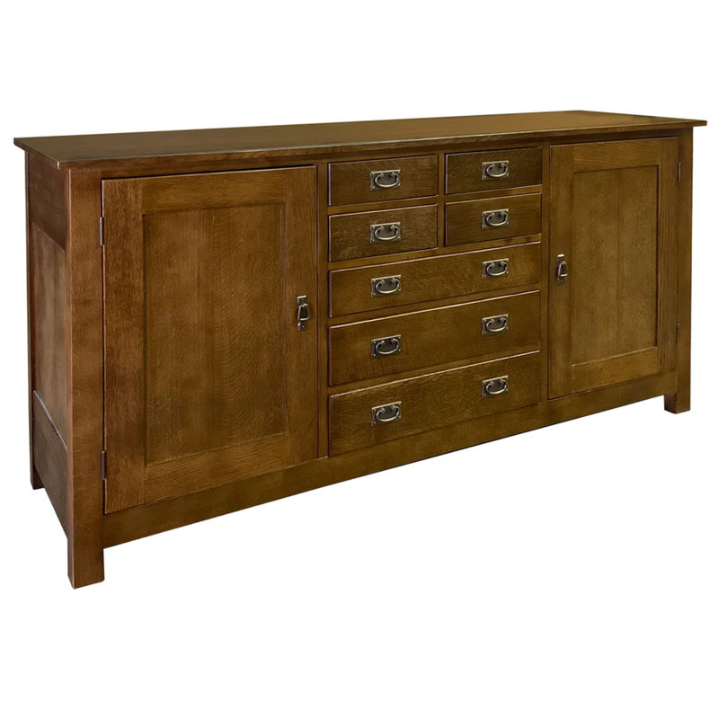 Dysheka 82'' Solid Wood Sideboard, Walnut