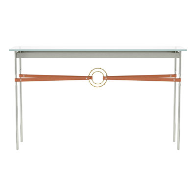 Equus 54" W Glass Top Console Table