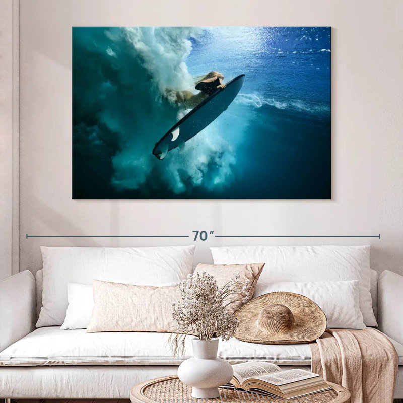 Sireci Surfer Duck Dive, 34" H x 51" W