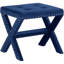 Banc d'appoint rembourré en velours avec garniture cloutée, banc de siège capitonné pour le salon de l'entrée-1035971369