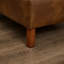Canapé d'angle de 305 cm avec deux poufs de rangement amovibles, canapé d'angle en similicuir respirant, canapé en similicuir-1138626083