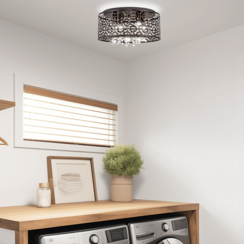 Adlan Flush Mount, Oil Rubbed Bronze, Oil Rubbed Bronze