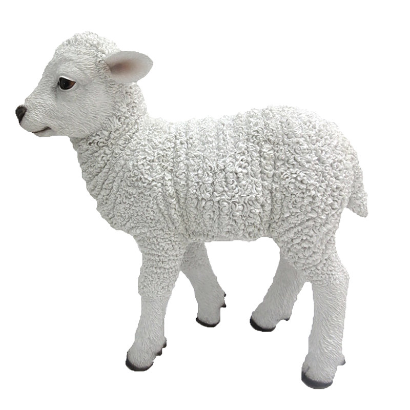 Aaseem Animals Plastic Garden Statue, 12" H x 11" W x 4" D