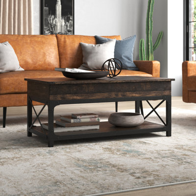 Table basse à plateau relevable Hovey
