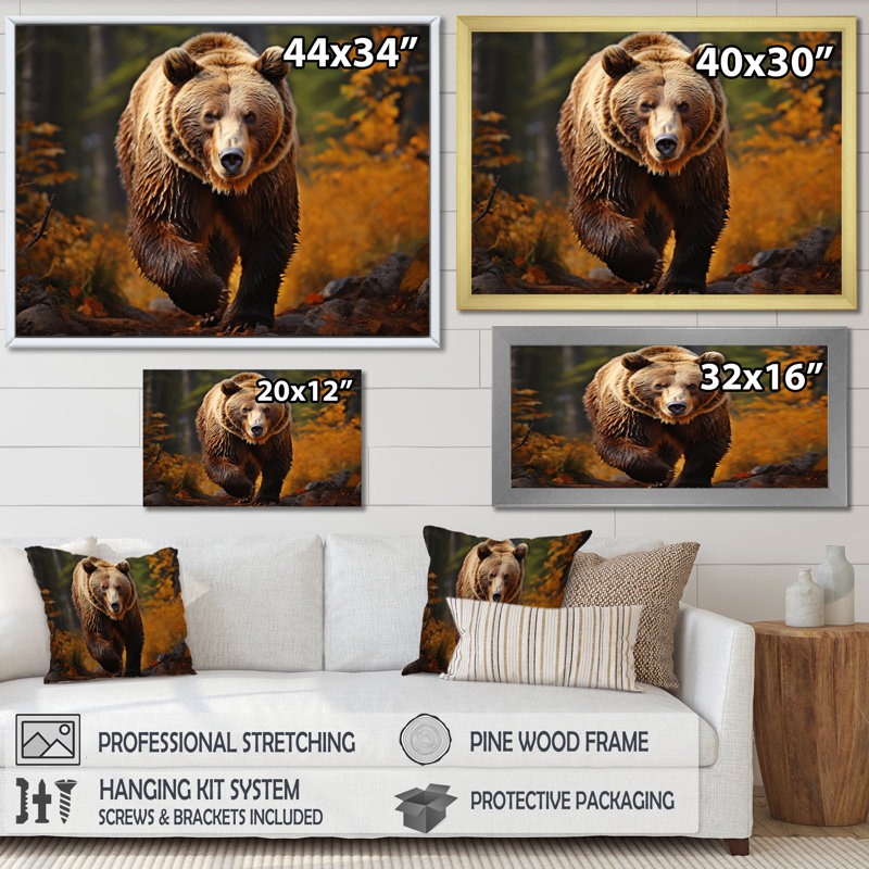 Canada Majestic II - Canada, reproduction sur toile, Toile tendue, H 30 po x l 40 po x P 1,5 po