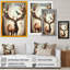 «Deer With Blooming Antler I», impression sur toile encadrée-2050960638-2049876653