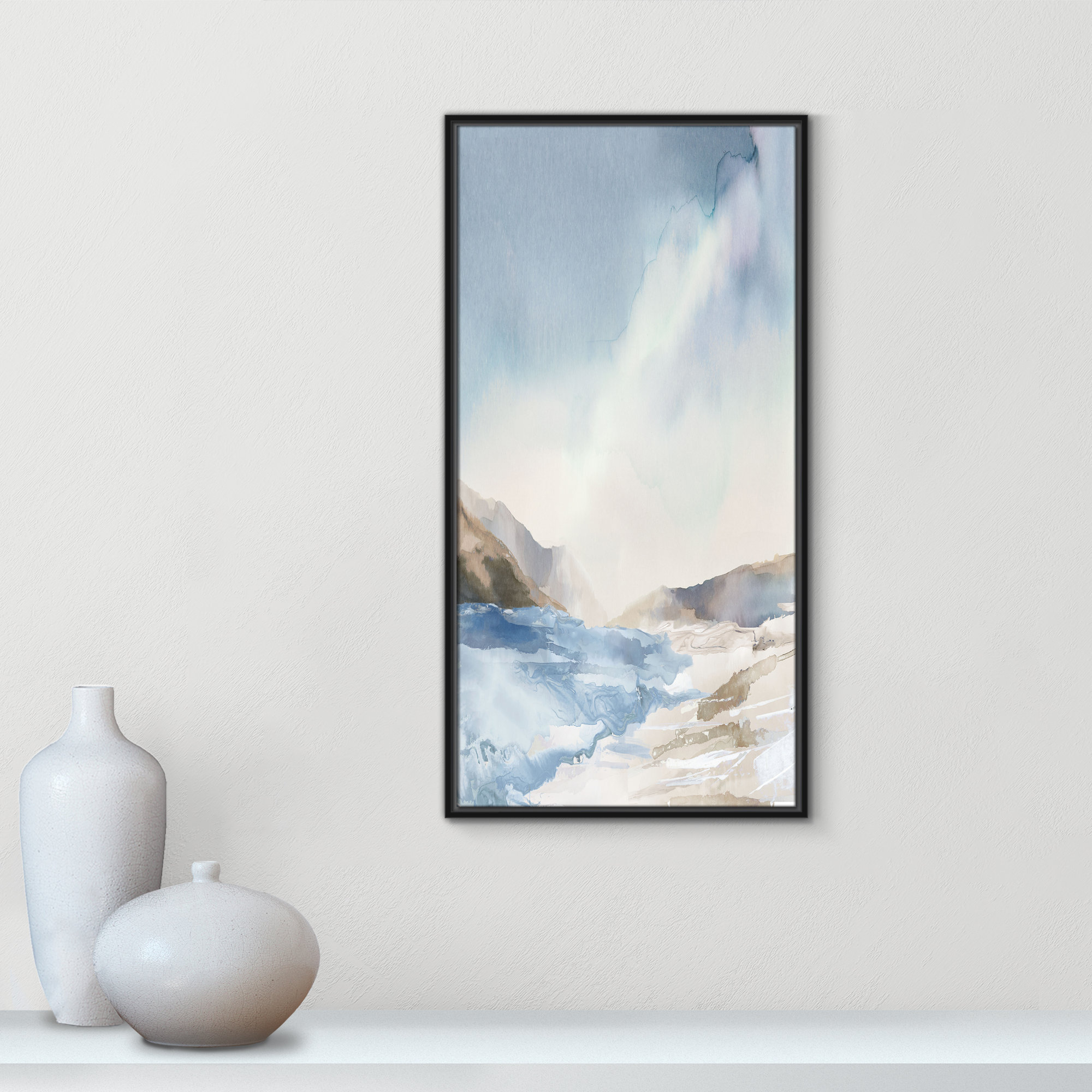 Mystic Shores Print by Mystic Shores, 37.5" H x 19.5" W, Black