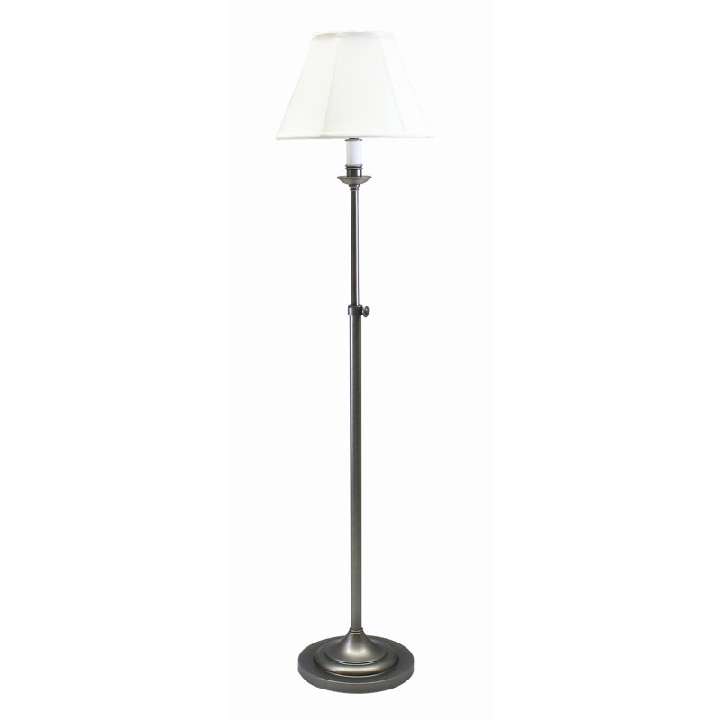 Lampe sur pied 49 po Wetherbee, Argent antique