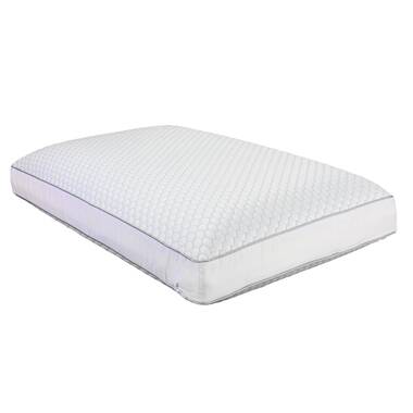 Arctic Sleep Standard Medium Gel Memory Foam Bed Pillow in the Bed Pillows  department at